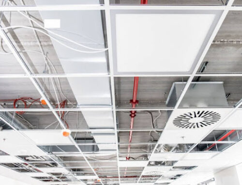 What are suspended ceilings?